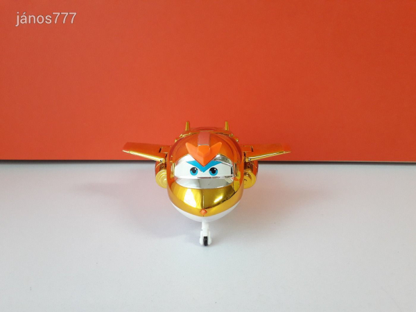 Eredeti Super Wings A Szárnyalók transformers átalakuló repülő Golden Boy ! 12cm