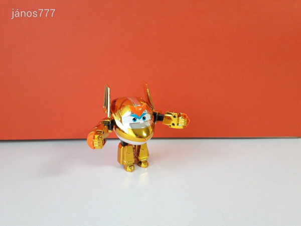 Eredeti Super Wings A Szárnyalók transformers átalakuló repülő Golden Boy ! 12cm