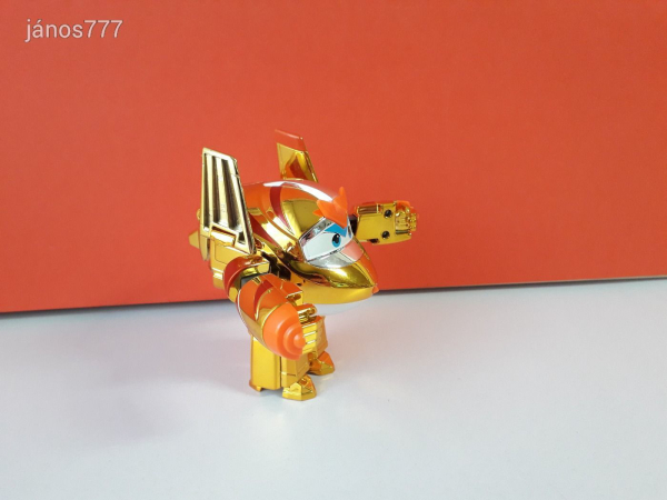 Eredeti Super Wings A Szárnyalók transformers átalakuló repülő Golden Boy ! 12cm
