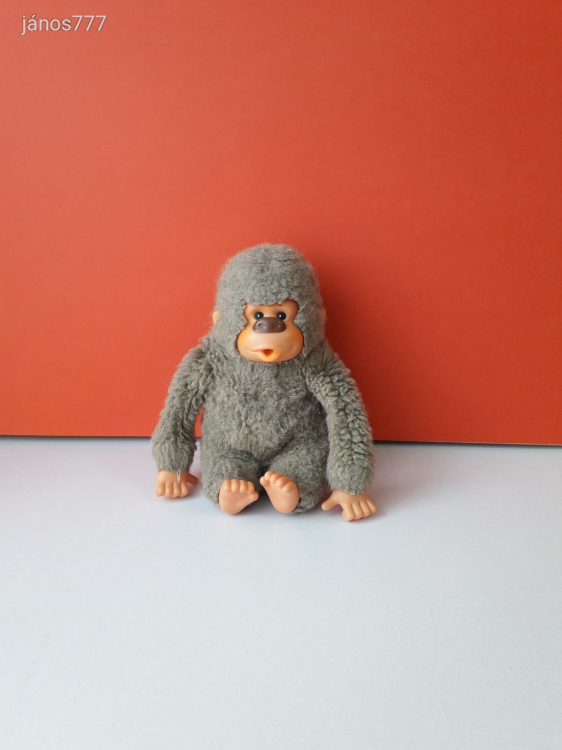 Eredeti Sekiguchi Monchhichi GONGA Moncsicsi Moncsi vintage retro gorilla kabala figura 20 cm EXTRA