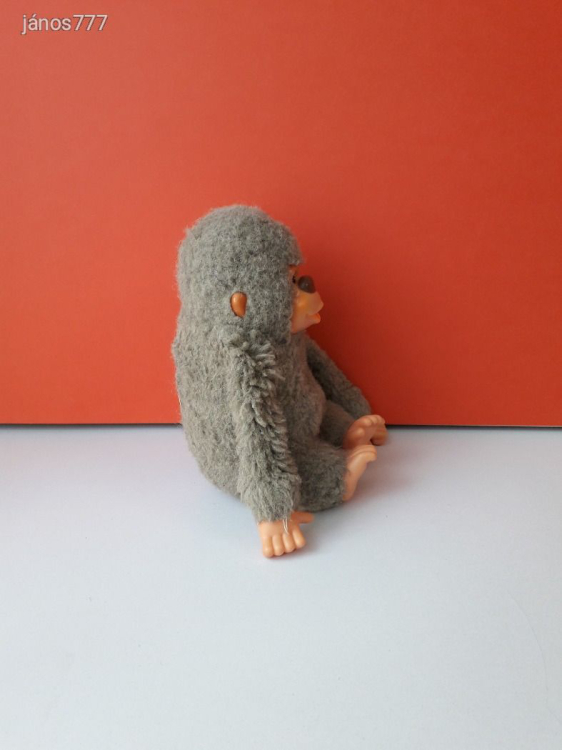 Eredeti Sekiguchi Monchhichi GONGA Moncsicsi Moncsi vintage retro gorilla kabala figura 20 cm EXTRA