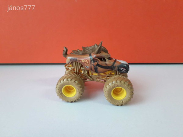 Eredeti Spin Master Monster Jam Horse Power fém kisautó !! 10cm
