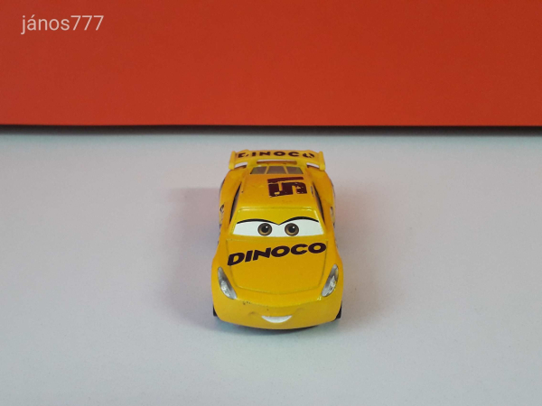 Eredeti Mattel Disney Cars Verdák Villám barátja Cruz Ramirez fém kisautó !! 8cm