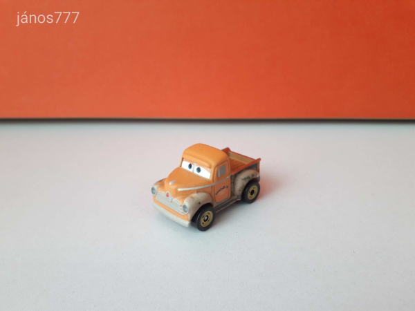 Eredeti Mattel Disney Cars Mini Racers Verdák Villám barátja Smokey fém kisautó !! 4cm