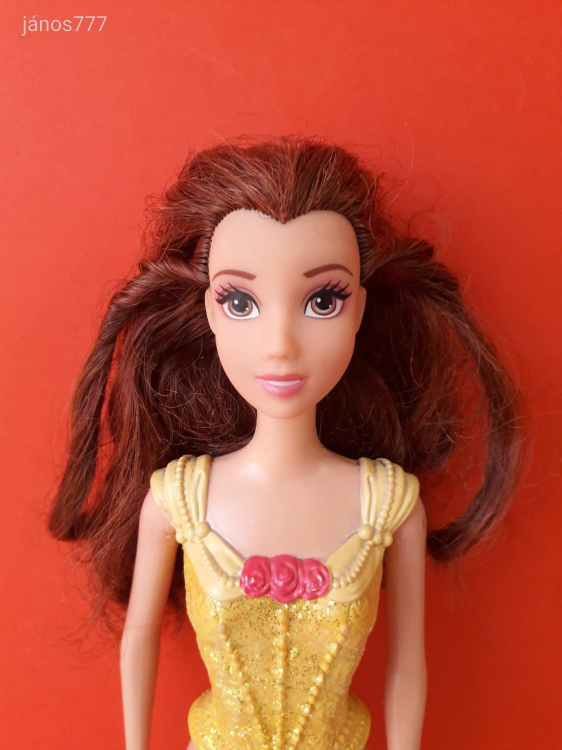 Eredeti Mattel Disney Princess BELLE hercegnő 29 cm-es Barbie baba figura ! EXTRA