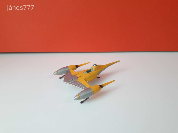 Eredeti Micro Machines Action Fleet Star Wars 1998 Naboo Starfighter jármű ! 14cm