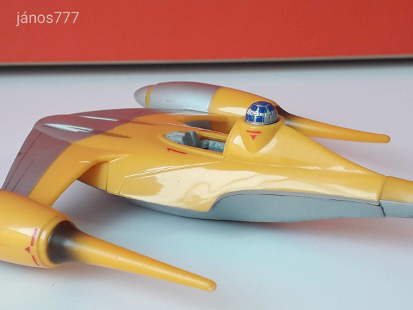 Eredeti Micro Machines Action Fleet Star Wars 1998 Naboo Starfighter jármű ! 14cm