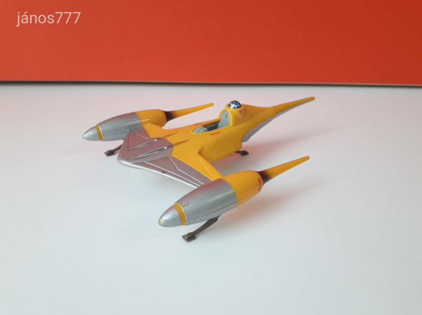 Eredeti Micro Machines Action Fleet Star Wars 1998 Naboo Starfighter jármű ! 14cm