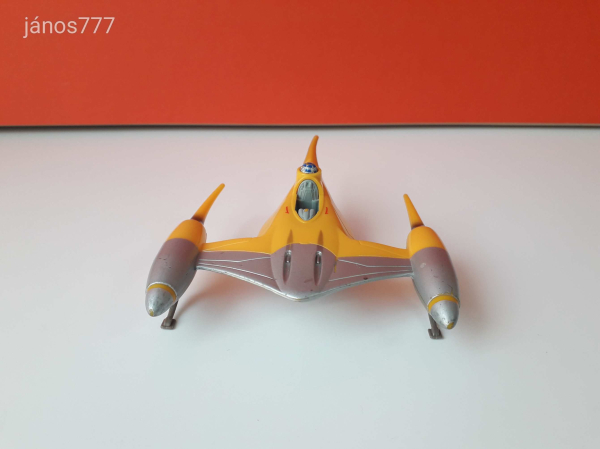 Eredeti Micro Machines Action Fleet Star Wars 1998 Naboo Starfighter jármű ! 14cm