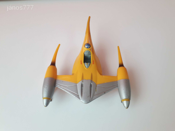 Eredeti Micro Machines Action Fleet Star Wars 1998 Naboo Starfighter jármű ! 14cm