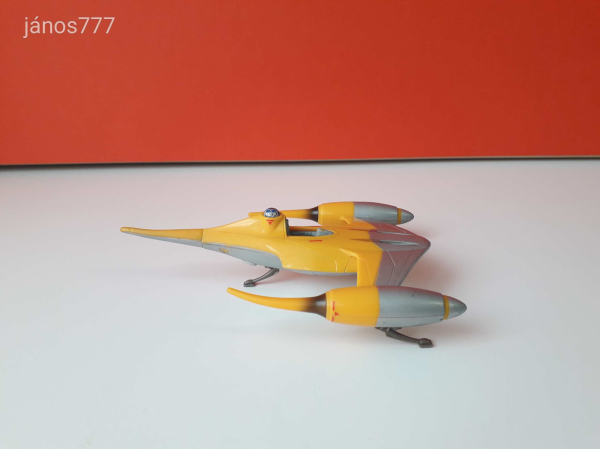 Eredeti Micro Machines Action Fleet Star Wars 1998 Naboo Starfighter jármű ! 14cm
