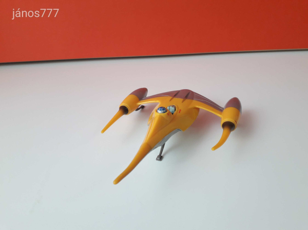 Eredeti Micro Machines Action Fleet Star Wars 1998 Naboo Starfighter jármű ! 14cm