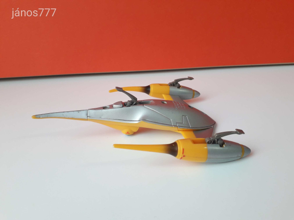 Eredeti Micro Machines Action Fleet Star Wars 1998 Naboo Starfighter jármű ! 14cm