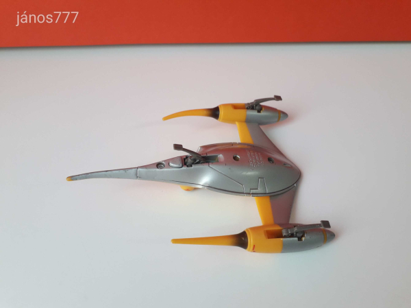 Eredeti Micro Machines Action Fleet Star Wars 1998 Naboo Starfighter jármű ! 14cm