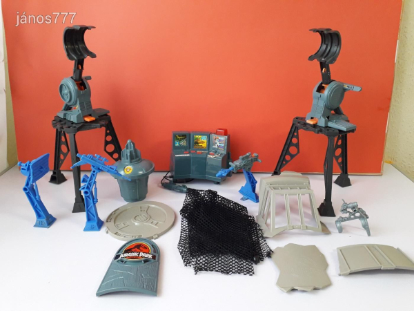 Eredeti Kenner 1993 Jurassic Park központ kiegészítők akciófigurához csomag !!