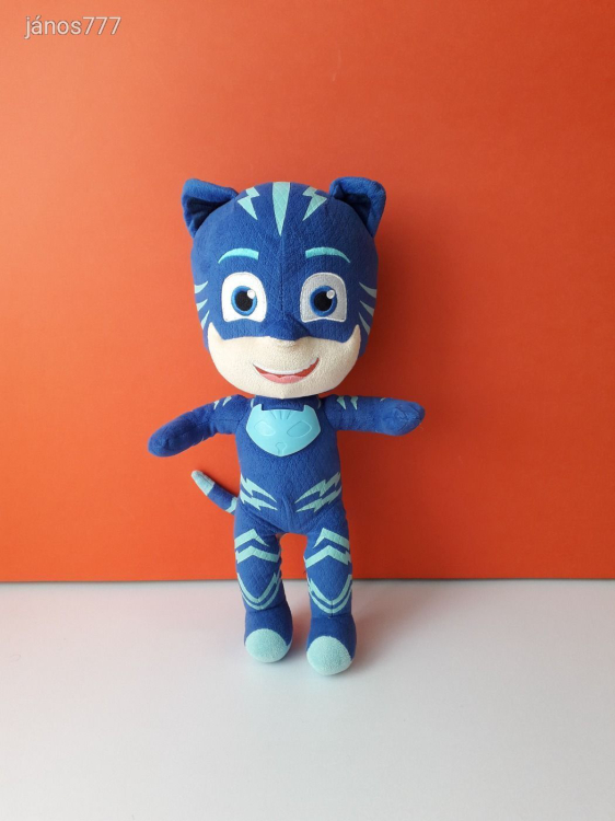 PJ MASKS Pizsihősök mese MACSKA 38 cm-es plüss kabala figura ! Éneklő - zenélő - világító EXTRA