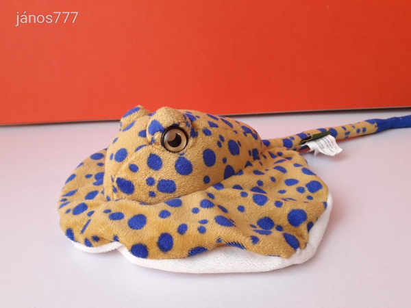 Eredeti Wild Republic Rája plüss HAL ritkaság 62 cm-es kabala figura ! EXTRA !!! ÉLETHŰ !!!