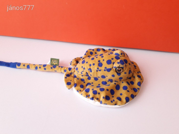 Eredeti Wild Republic Rája plüss HAL ritkaság 62 cm-es kabala figura ! EXTRA !!! ÉLETHŰ !!!