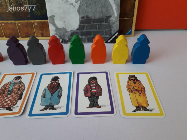 Eredeti Ravensburger 1986 Heimlich and Co.Titkos és Társa nyomozós társasjáték !!