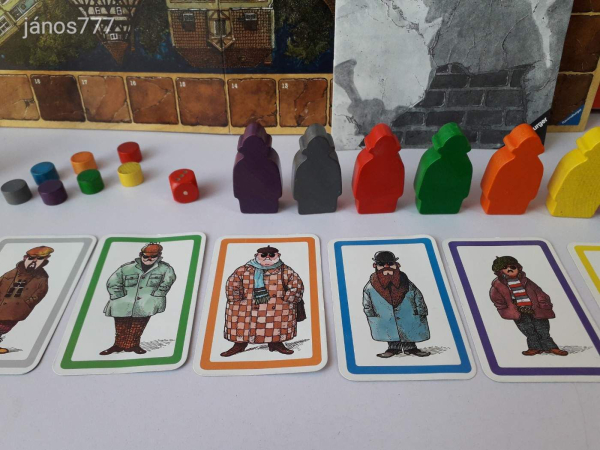 Eredeti Ravensburger 1986 Heimlich and Co.Titkos és Társa nyomozós társasjáték !!