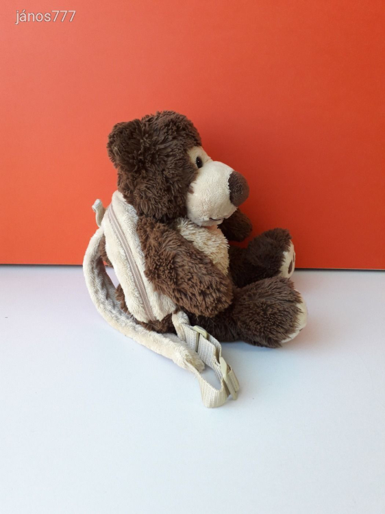 Eredeti BIG NOSE BUDDIES maci medve plüss mackó plüssmackó kabala figura EXTRA ! HÁTIZSÁK 27 cm-es !