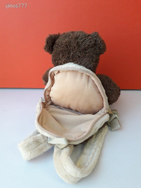 Eredeti BIG NOSE BUDDIES maci medve plüss mackó plüssmackó kabala figura EXTRA ! HÁTIZSÁK 27 cm-es !