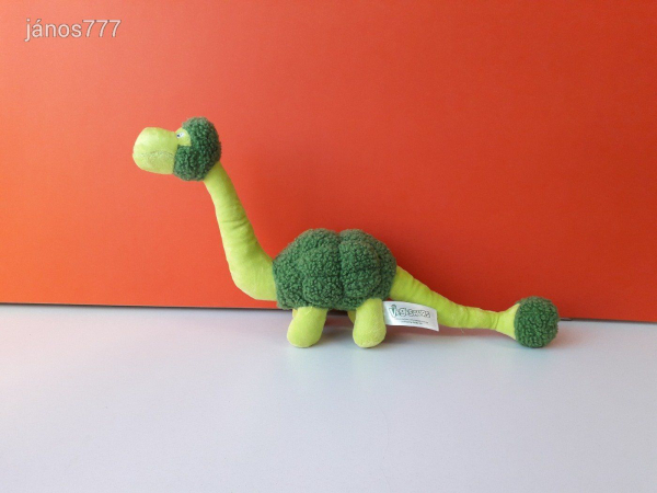 Eredeti VEGESAURS DINOSZAURUSZ plüss kabala figura ! 43 cm-es BROKKOLI DINÓ plüssfigura ! EXTRA !