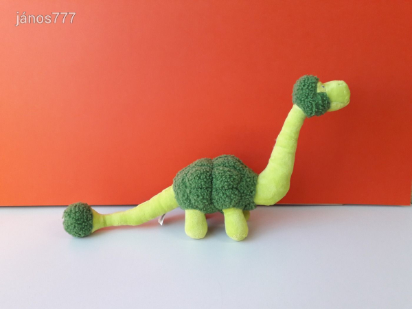 Eredeti VEGESAURS DINOSZAURUSZ plüss kabala figura ! 43 cm-es BROKKOLI DINÓ plüssfigura ! EXTRA !