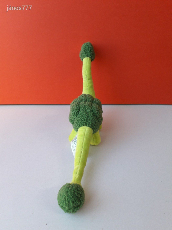 Eredeti VEGESAURS DINOSZAURUSZ plüss kabala figura ! 43 cm-es BROKKOLI DINÓ plüssfigura ! EXTRA !