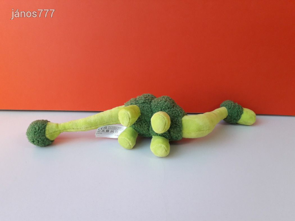 Eredeti VEGESAURS DINOSZAURUSZ plüss kabala figura ! 43 cm-es BROKKOLI DINÓ plüssfigura ! EXTRA !