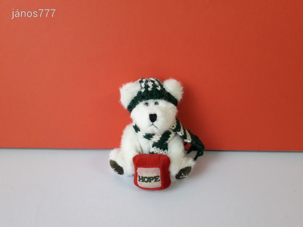 Eredeti BOYDS mackó medve plüss 14 cm-es plüssmackó ! USA gyűjteményi maci EXTRA