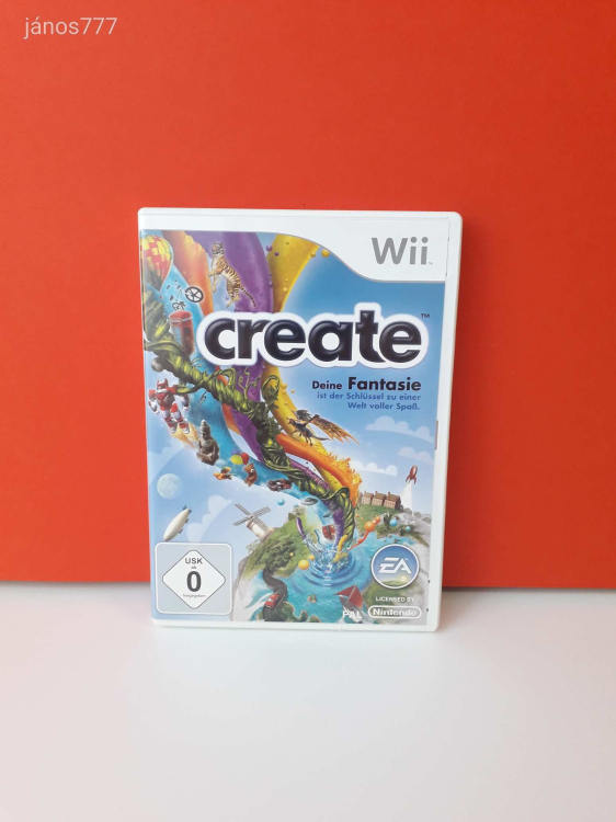 Eredeti Nintendo Wii Create konzol játék !!