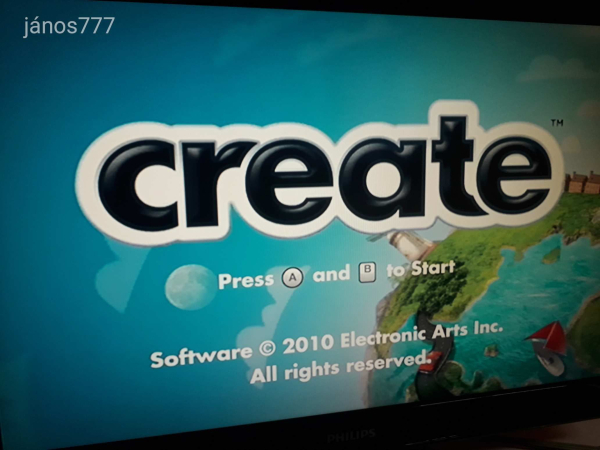 Eredeti Nintendo Wii Create konzol játék !!