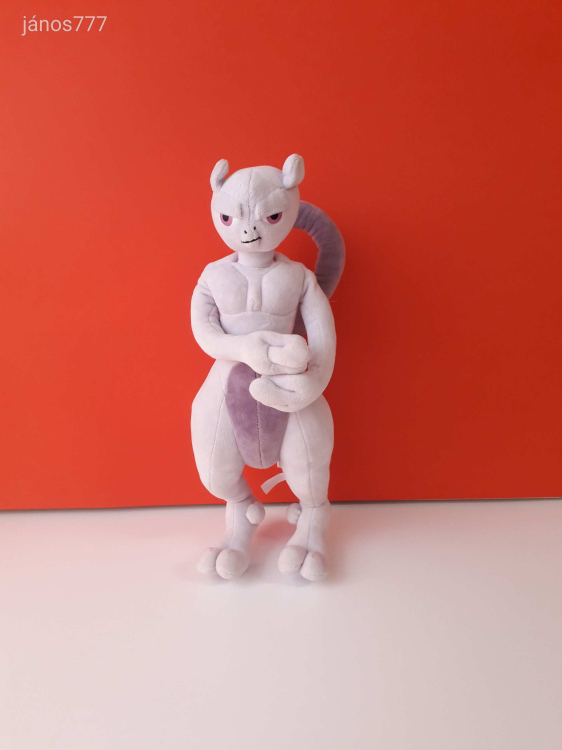 Eredeti WCT POKÉMON MEWTWO Pokémon DETEKTÍV plüss kabala figura 36 cm-es Pokemon !!! EXTRA !!