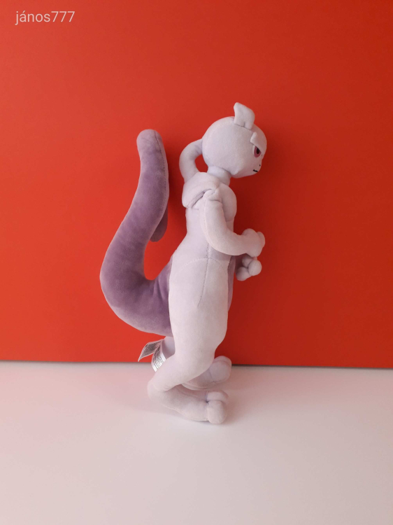 Eredeti WCT POKÉMON MEWTWO Pokémon DETEKTÍV plüss kabala figura 36 cm-es Pokemon !!! EXTRA !!