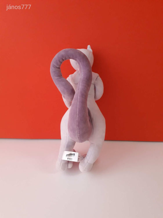 Eredeti WCT POKÉMON MEWTWO Pokémon DETEKTÍV plüss kabala figura 36 cm-es Pokemon !!! EXTRA !!