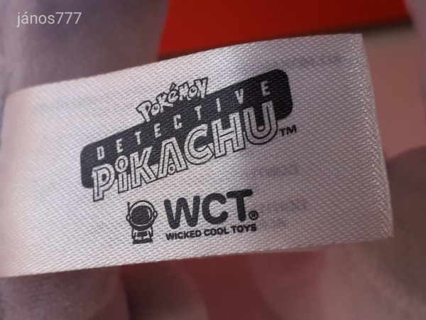 Eredeti WCT POKÉMON MEWTWO Pokémon DETEKTÍV plüss kabala figura 36 cm-es Pokemon !!! EXTRA !!