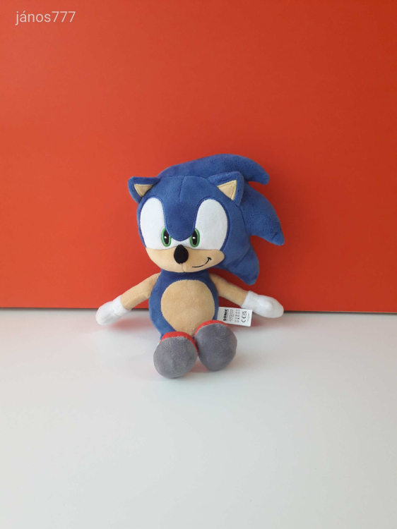 Eredeti SONIC figura plüss Sonic the Hedgehog plüss kabala figura 30 cm-es !!!! EXTRA !!!