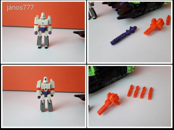 Eredeti Hasbro Takara 1990 Transformers G1 Megatron Neutro-Fusion Tank készlet !!