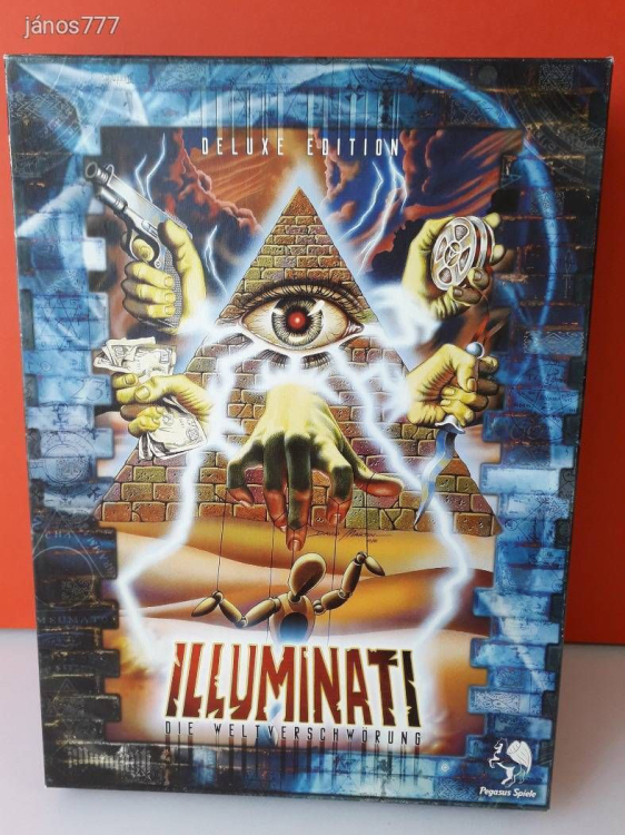 Eredeti Pegasus spiele 53000g - Illuminati társasjáték !! 2005-ös kiadás !!