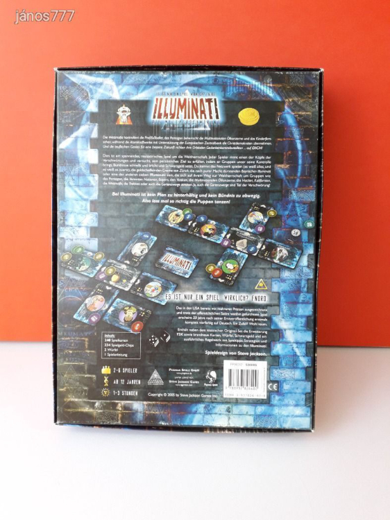 Eredeti Pegasus spiele 53000g - Illuminati társasjáték !! 2005-ös kiadás !!