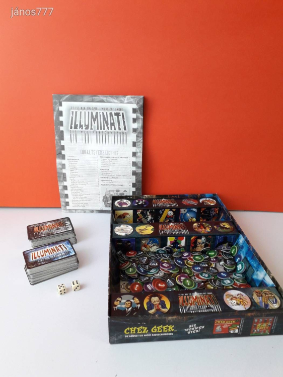 Eredeti Pegasus spiele 53000g - Illuminati társasjáték !! 2005-ös kiadás !!