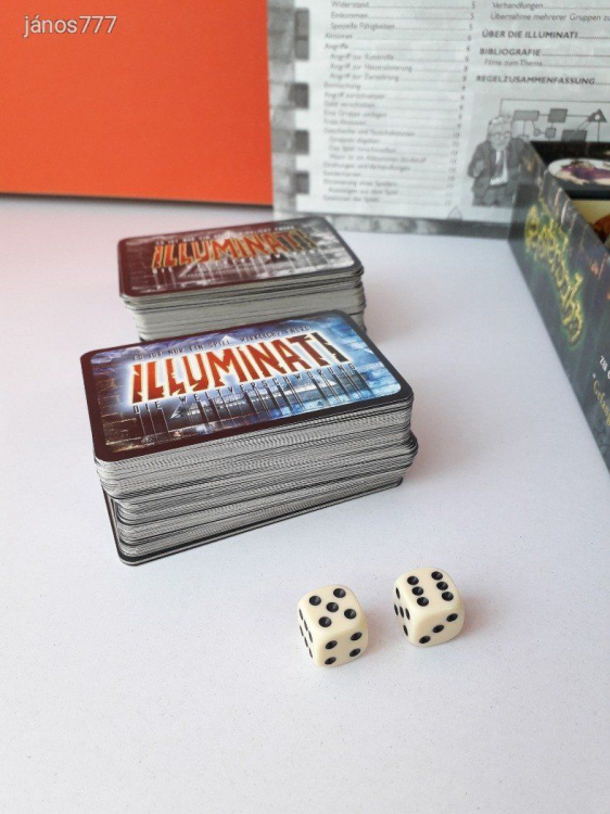 Eredeti Pegasus spiele 53000g - Illuminati társasjáték !! 2005-ös kiadás !!
