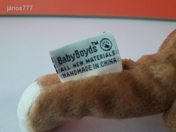 Eredeti BOYDS mackó medve plüss 17 cm-es plüssmackó ! USA gyűjteményi maci EXTRA