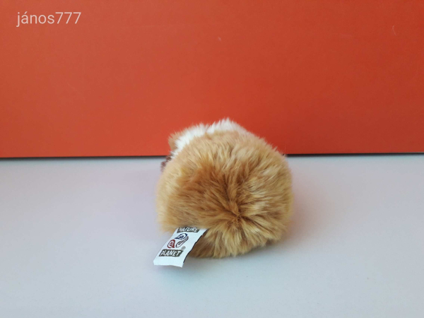 Eredeti Nature Planet TENGERIMALAC plüss rágcsáló 14 cm-es kabala figura ! EXTRA !! ÉLETHŰ !!