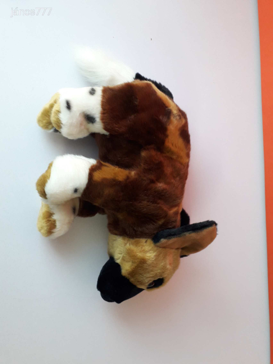 Eredeti Wild Republic HIÉNA plüss ritkaság 25 cm-es afrikai vadkutya kabala figura ! ÉLETHŰ !!