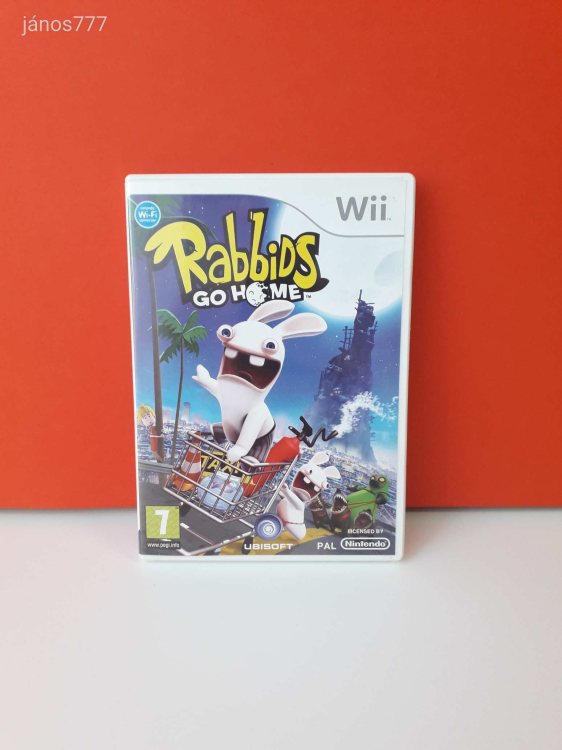 Eredeti Nintendo Wii Raving Rabbids Go Home konzol játék !!