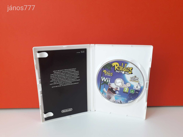 Eredeti Nintendo Wii Raving Rabbids Go Home konzol játék !!