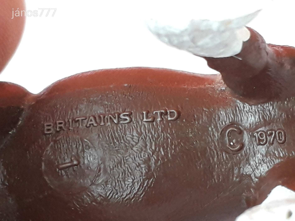 Eredeti Britains Ltd ló állatfigura ! 8x6,5cm ! 1970-es kiadás !!