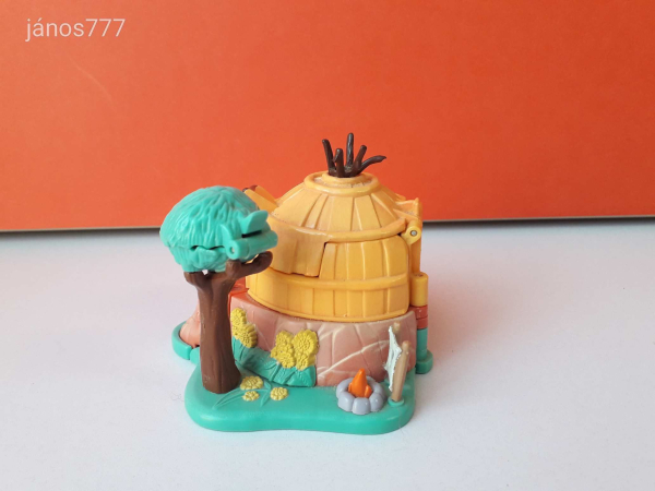 Eredeti Bluebird 1995 Polly Pocket Disney POCAHONTAS ház figurákkal retro játéktér ! EXTRA